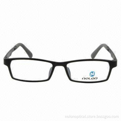 Matt black ultem spectacles frame